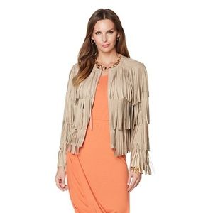 Serena Williams Signature Statement Fringe Jacket